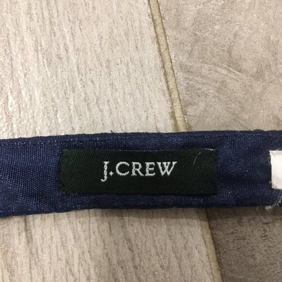 J CREW Blue Sequin Rhinestone Velvet Belt Sash Tie Closure One Size - Picture 5 of 8